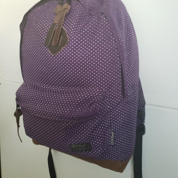 K-ZONE Backpack polka dot pattern purple white brown high end detail core series - Picture 6 of 12